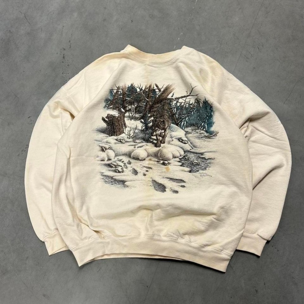 Vintage Animal Nature Crewneck